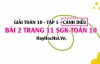 Giải bài 2 trang 11 Toán 10 tập 1 SGK Cánh Diều